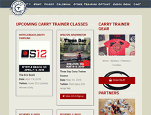 Tablet Screenshot of carrytrainer.com